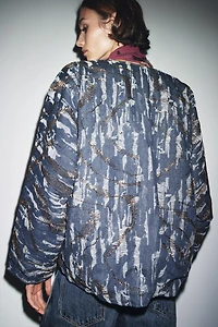 KIMONO MATELASSÉ EFFET DENIM FANTAISIE