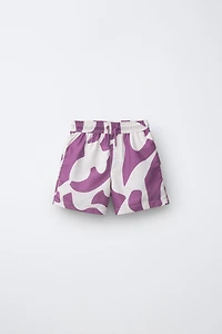 6-14 YEARS/ GEOMETRIC PRINT SWIM SHORTS