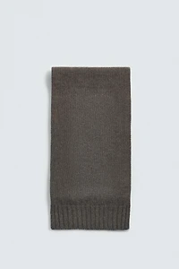 100% WOOL KNIT SCARF