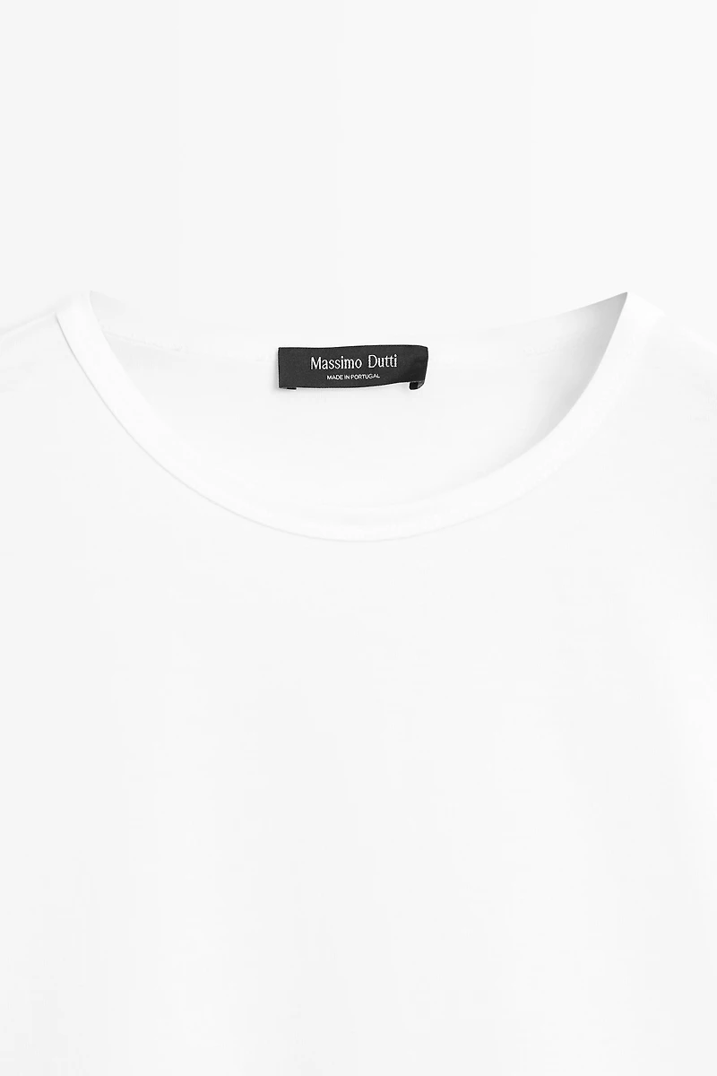 Flowing 100% cotton T-shirt