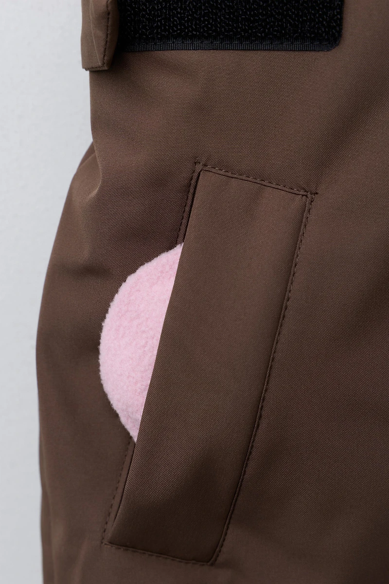 WATERPROOF AND WINDPROOF BIB OVERALLS WITH POCKETS RECCO® SYSTEM SKI COLLECTION