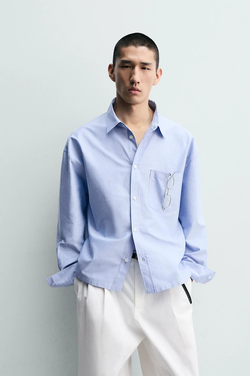 BOXY FIT OXFORD SHIRT