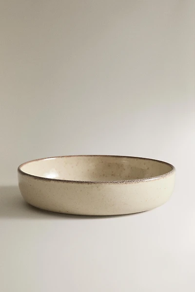 STONEWARE SOUP PLATE
