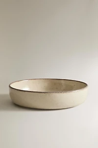 STONEWARE SOUP PLATE