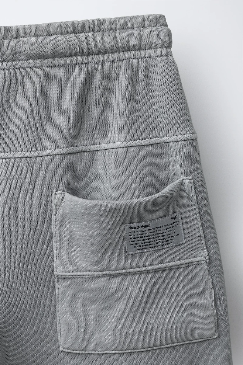 LONG PLUSH SHORTS
