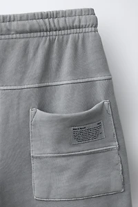 LONG PLUSH SHORTS