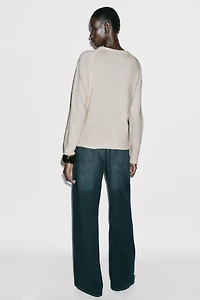 WASHED LONG SLEEVE T-SHIRT