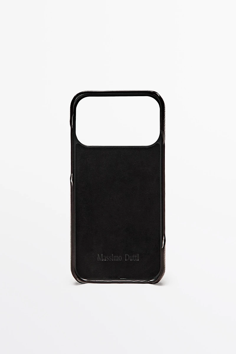 Coque iPhone 17 Pro Max en cuir nappa