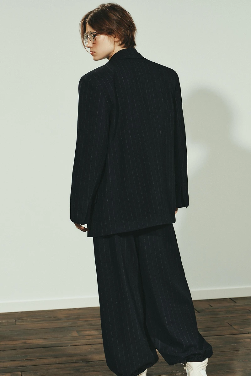 PINSTRIPE BLAZER WITH POCKETS