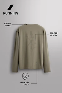 GRAPHIC LONG SLEEVE RUNNING TECHNICAL T-SHIRT