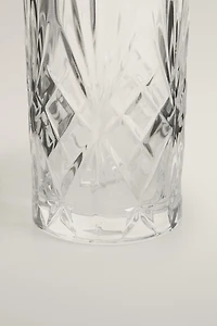 TALL TUMBLER WITH RAISED DESIGN