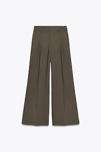 FLAP PLEATED PANTS
