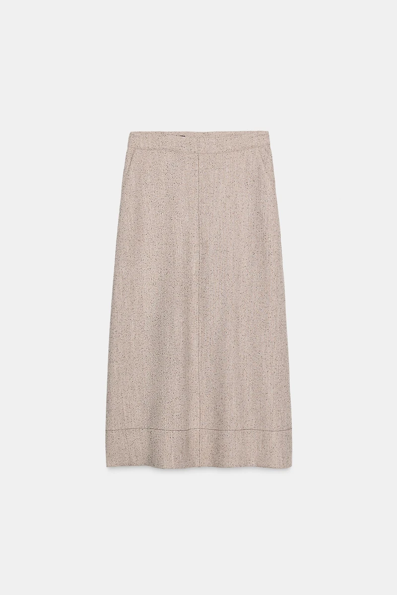 CAPE MIDI SKIRT