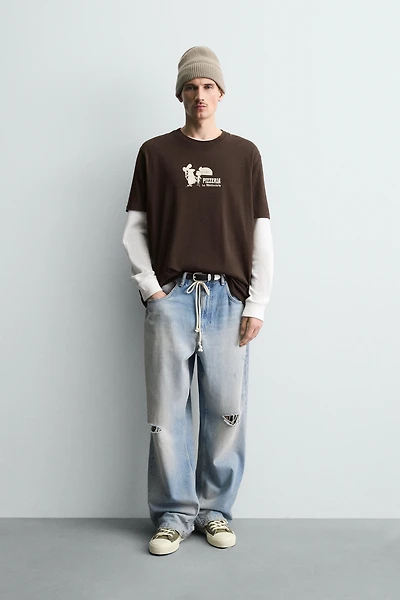 T-SHIRT IMPRIMÉ PIZZERIA LA MONTECARLO