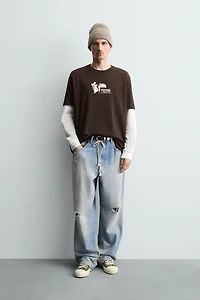 T-SHIRT IMPRIMÉ PIZZERIA LA MONTECARLO