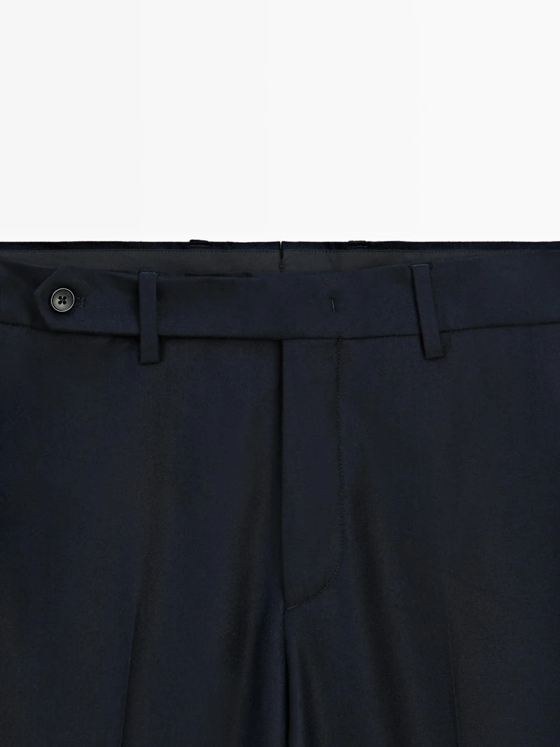Pantalon flanelle 100 % laine
