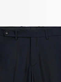 Pantalon flanelle 100 % laine