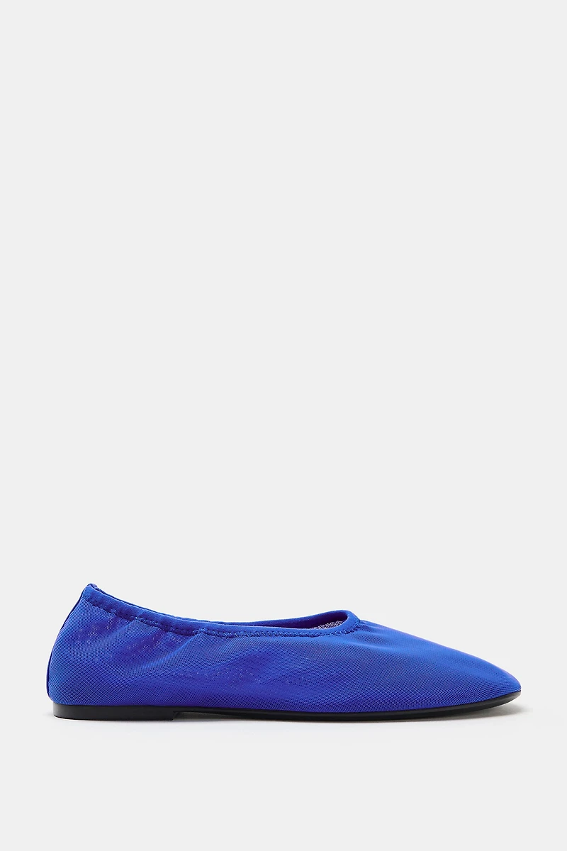 MESH BALLET FLATS