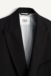 LINEN - LYOCELL DOUBLE BREASTED SUIT JACKET