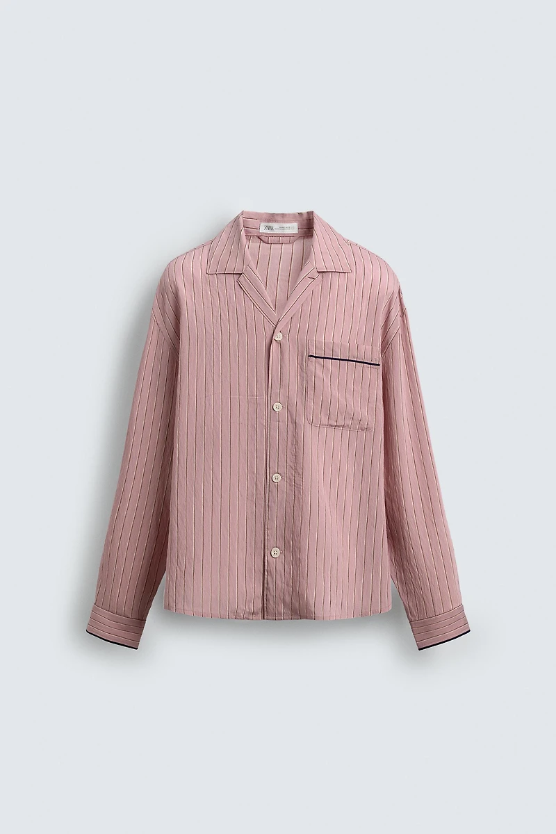 FLOWY STRIPED SHIRT