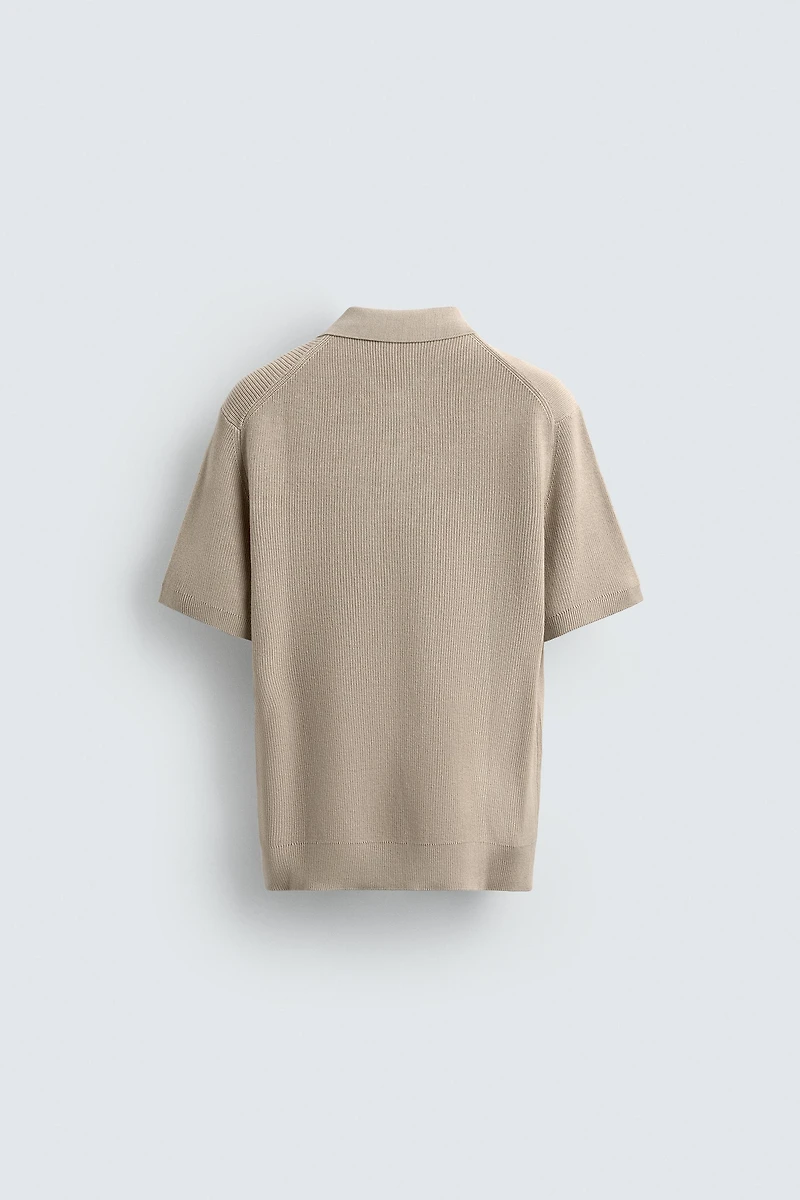 PEARL KNIT POLO SHIRT