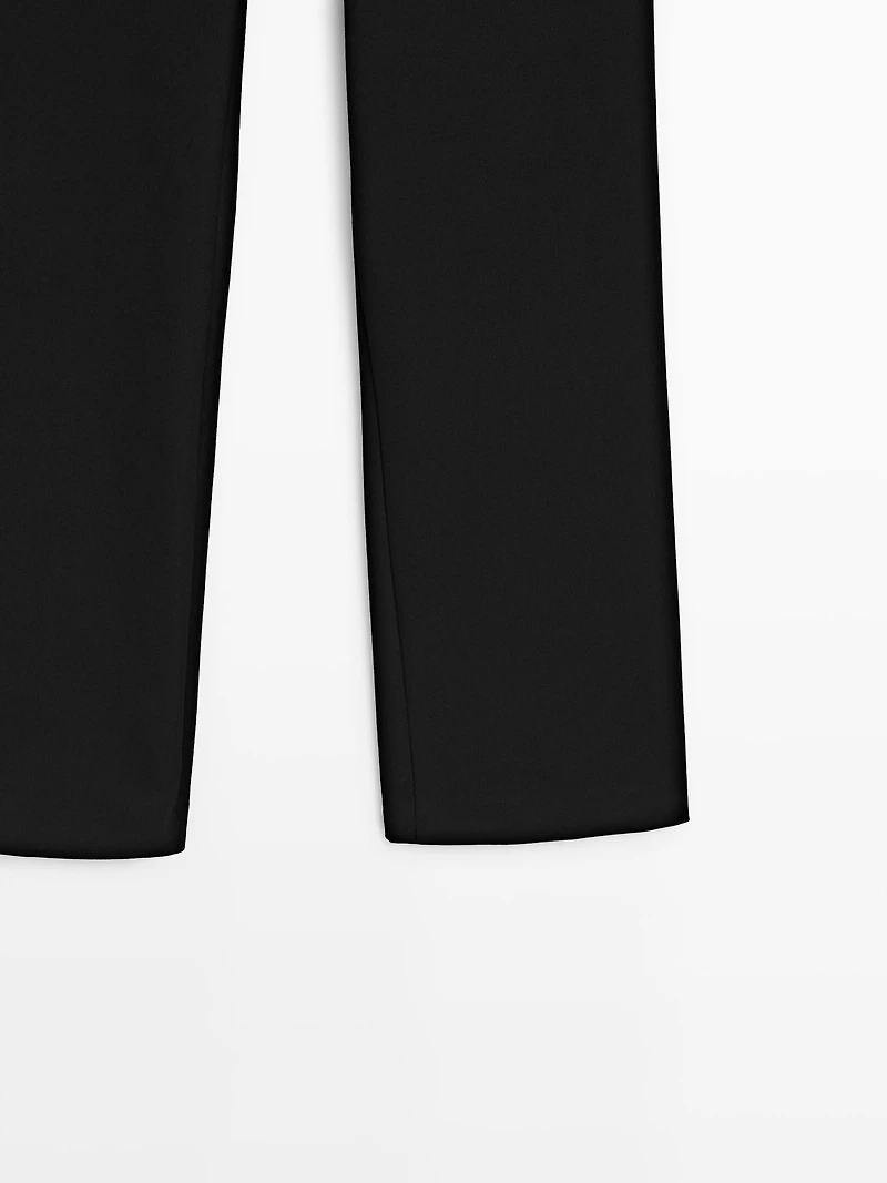 Straight-leg technical trousers