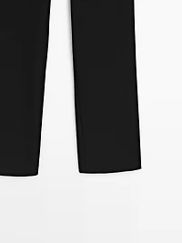 Straight-leg technical trousers