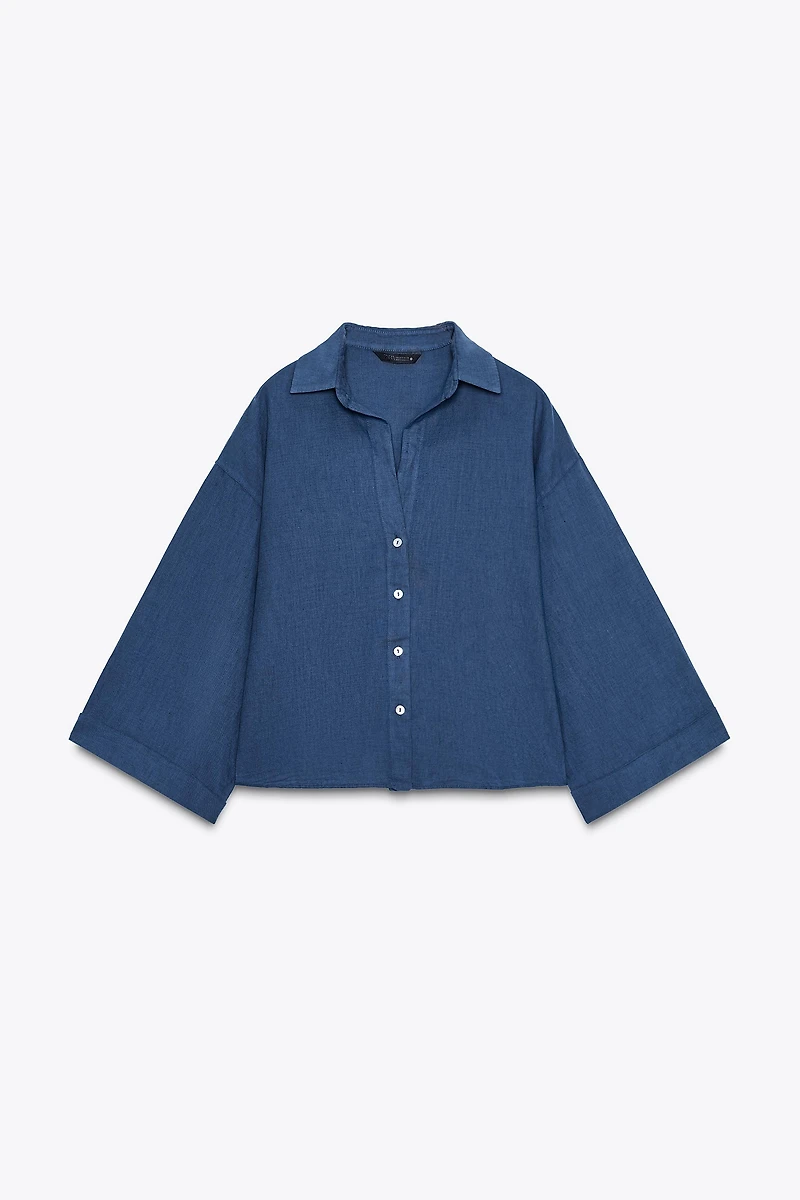 ZW COLLECTION LINEN SHIRT