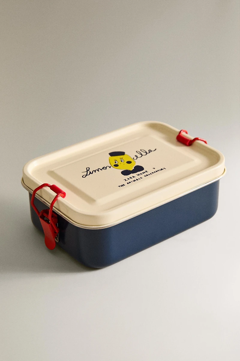 KIDS' STAINLESS STEEL LUNCH BOX X THE ANIMALS OBSERVATORY