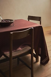 NAPPE LIN BRODERIE FLORALE