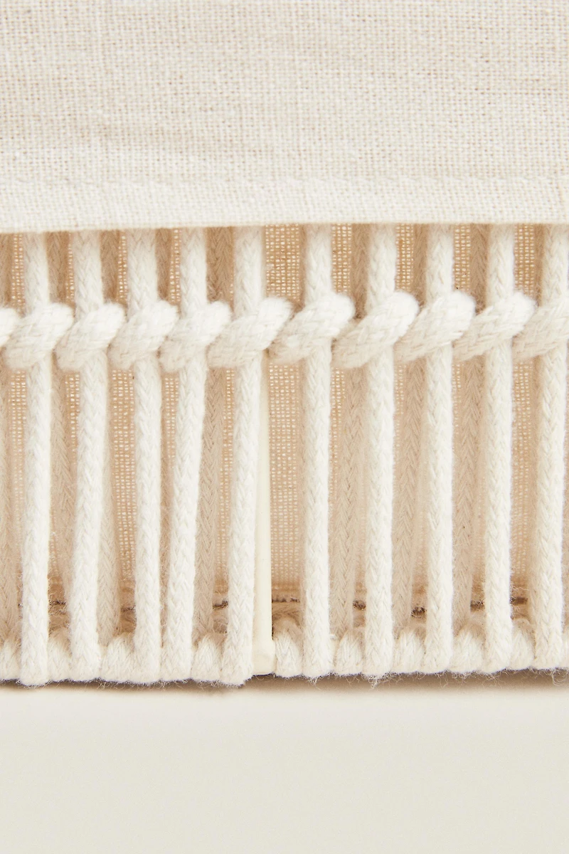 COTTON LINED BASKETS