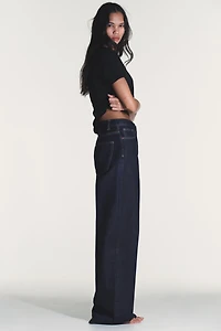 TRF EXTRA WIDE LEG HIGH-WAIST JEANS