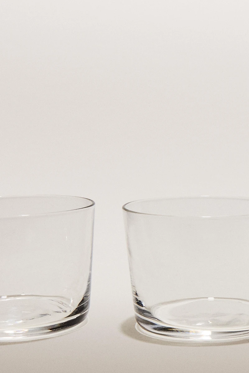 LOT VERRES RECYCLABLES BAS (LOT DE 4)
