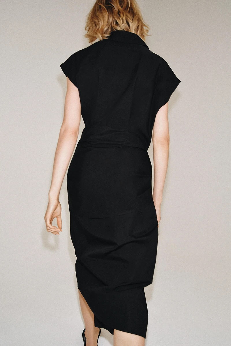 ZW COLLECTION SASH SHIRT DRESS