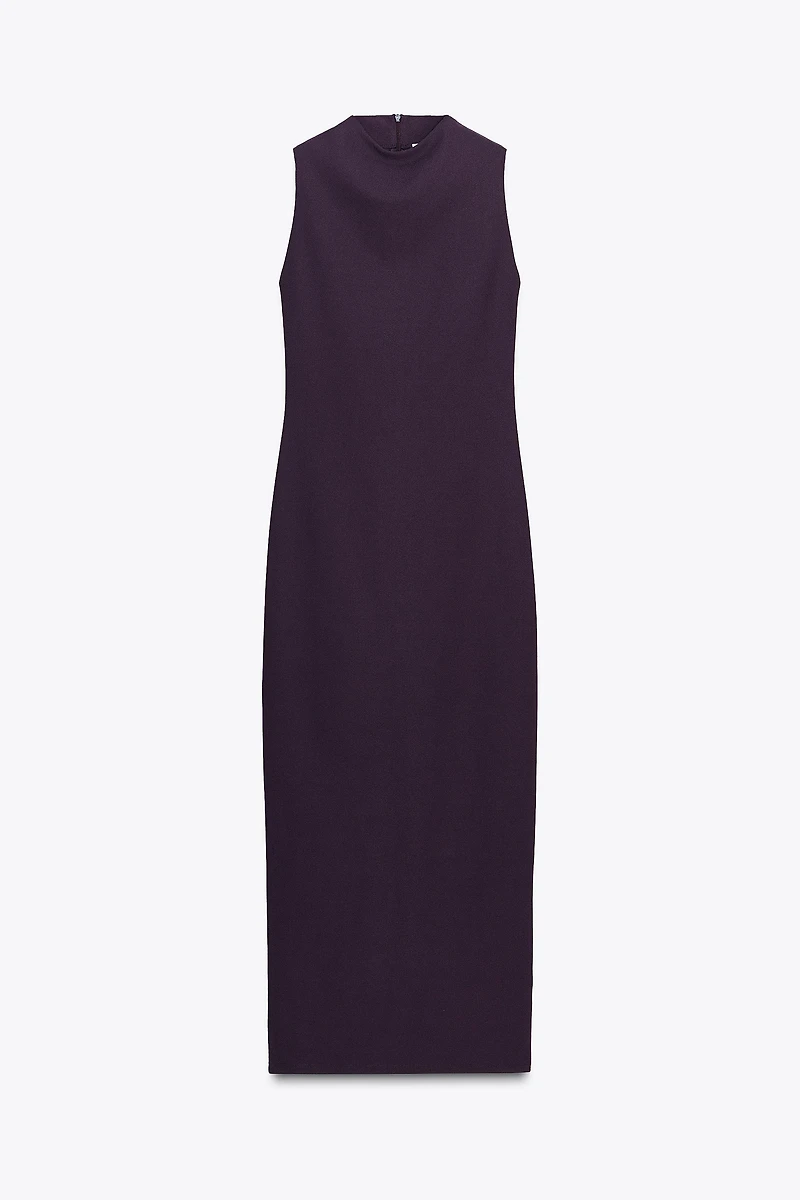 LONG CREPE DRESS