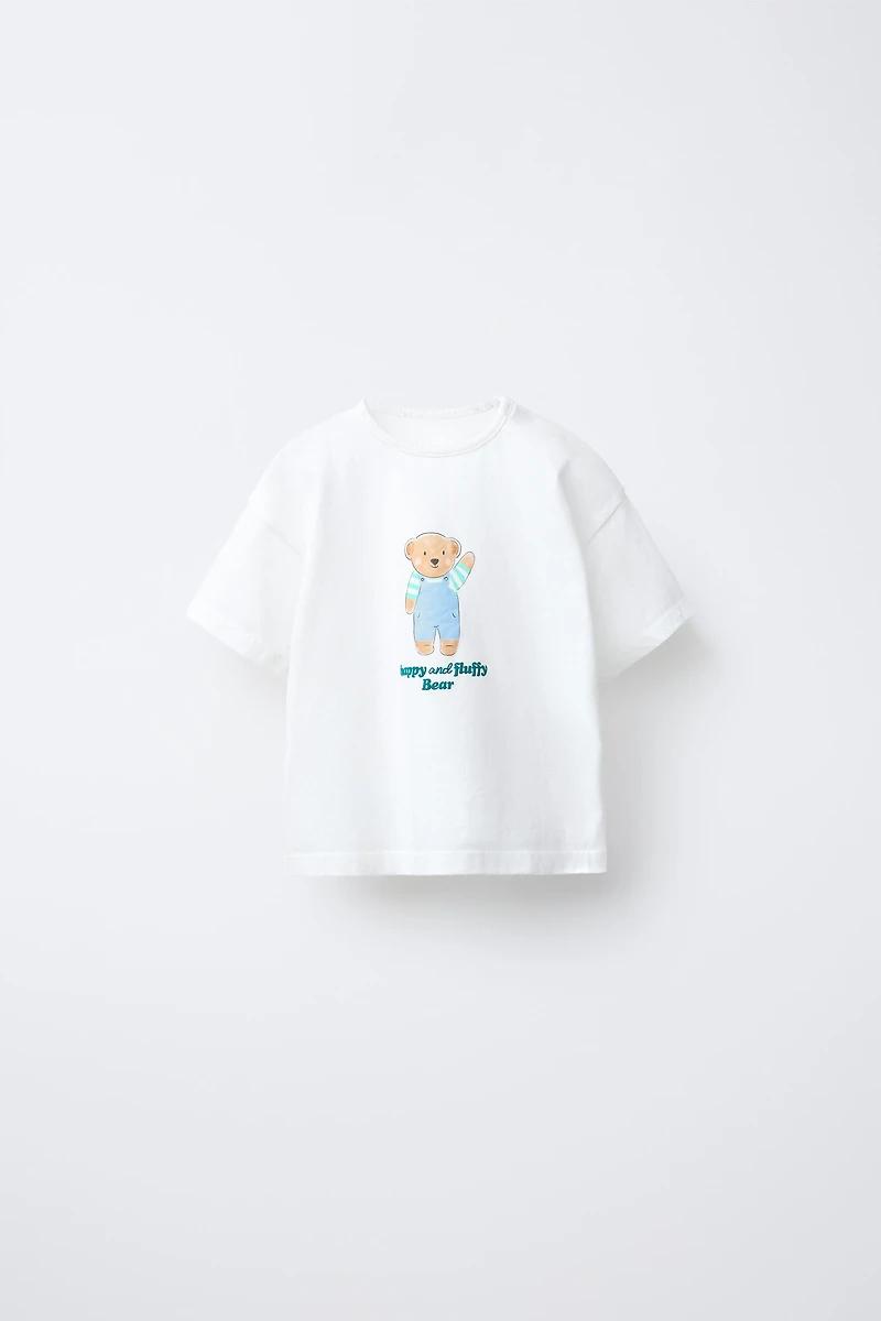 BEAR TEXT T-SHIRT