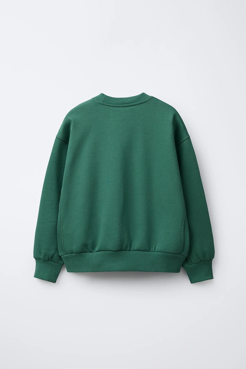 JOGGING SET, SWEATSHIRT AND EMBROIDERED JOGGERS