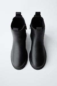 TREADED ANKLE BOOTS