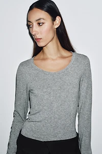 T-SHIRT À MANCHES LONGUES