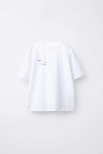 T-SHIRT IMPRIMÉ TEXTE