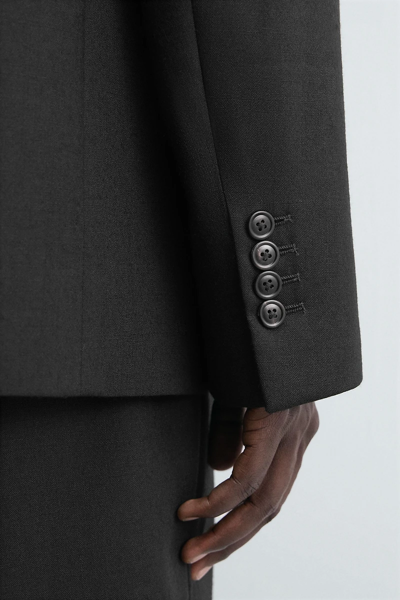 BLAZER CROISÉ COSTUME 100 % LAINE
