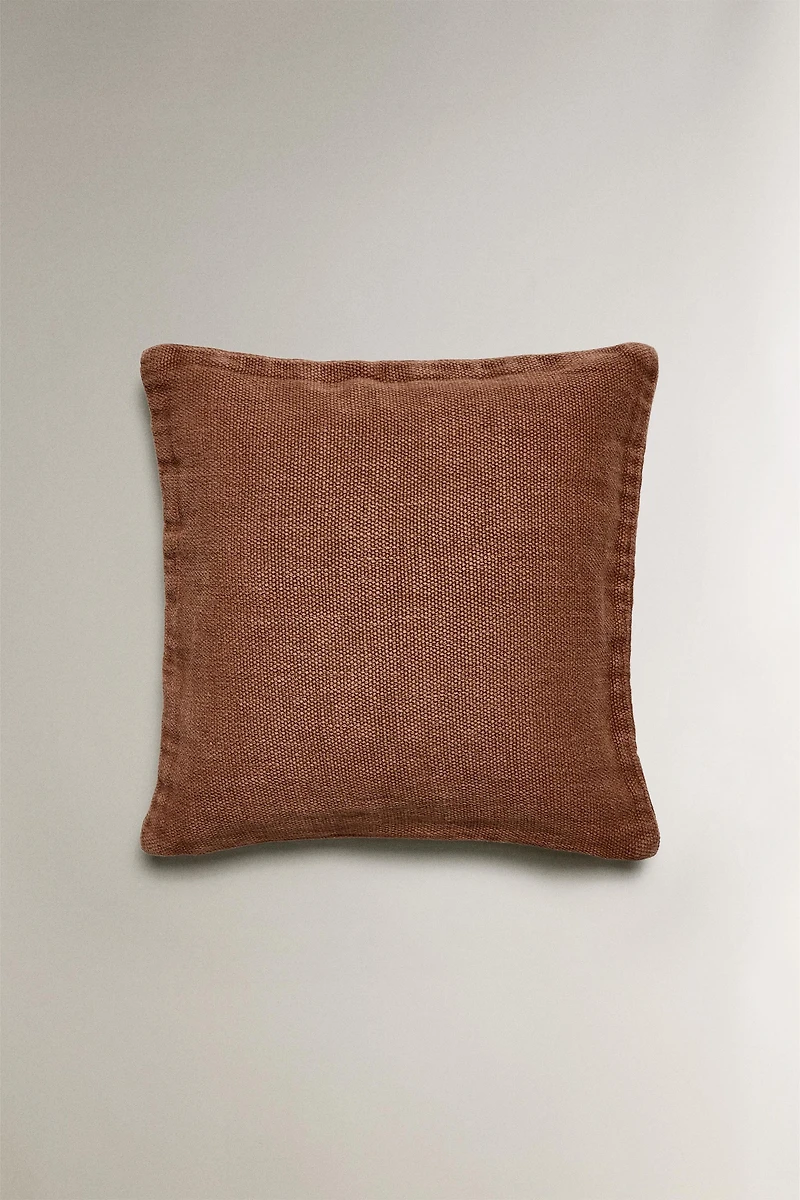 HOUSSE DE COUSSIN UNIE