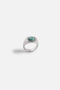 TURQUOISE STONE COMBINATION RING