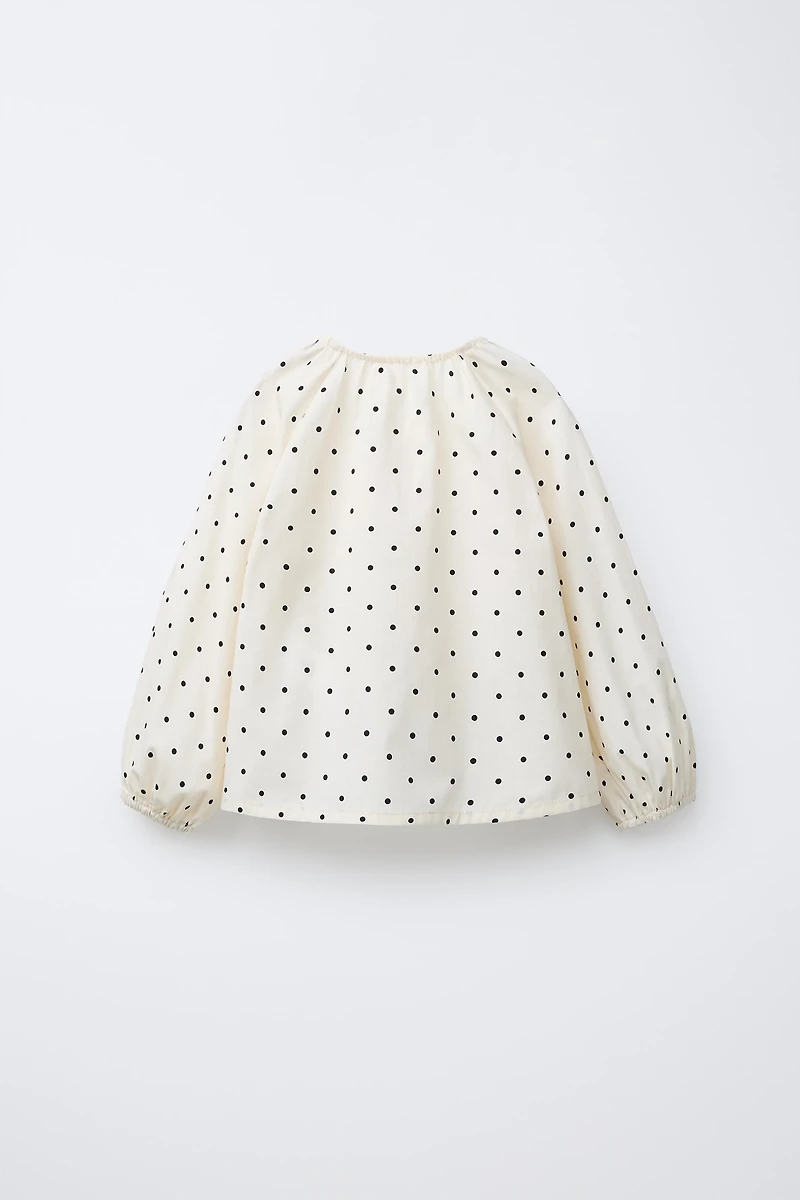 POLKA DOT BLOUSE