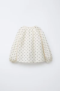 POLKA DOT BLOUSE