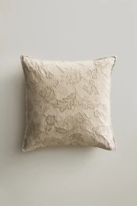 JACQUARD THROW PILLOW COVER