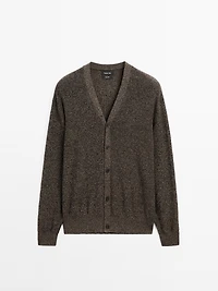 Cardigan 100 % coton mouliné