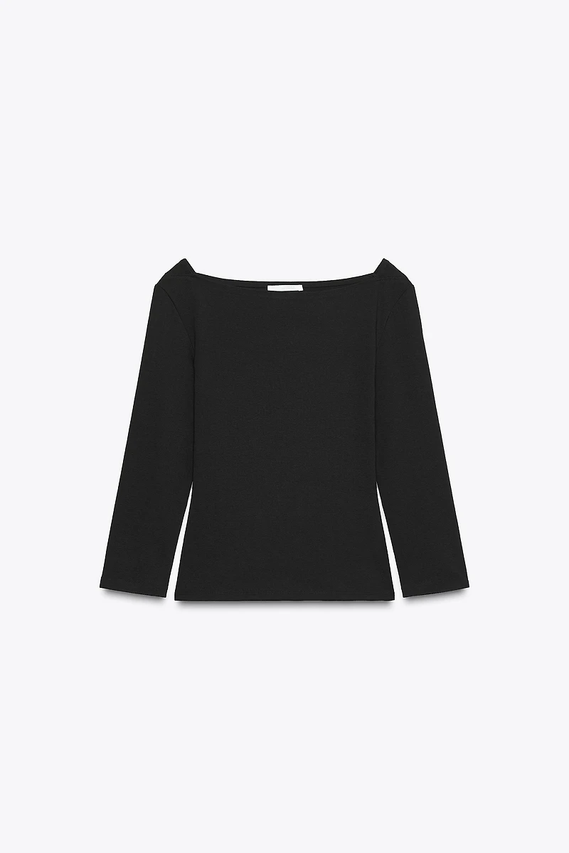 BOAT NECK T-SHIRT