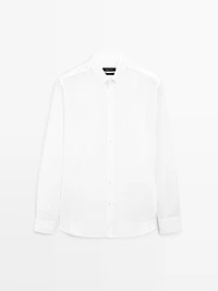 Chemise regular fit 100 % lin
