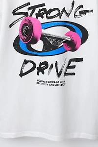T-SHIRT IMPRIMÉ SKATE